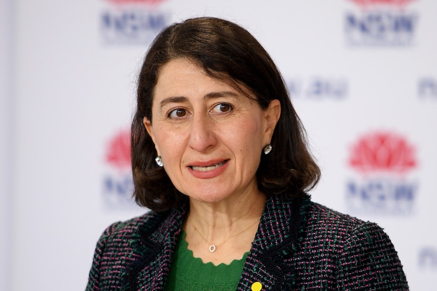 Gladys Berejiklian addresses the media