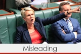 Deputy Opposition Leader Tanya Plibersek shouting from the benches during question time
