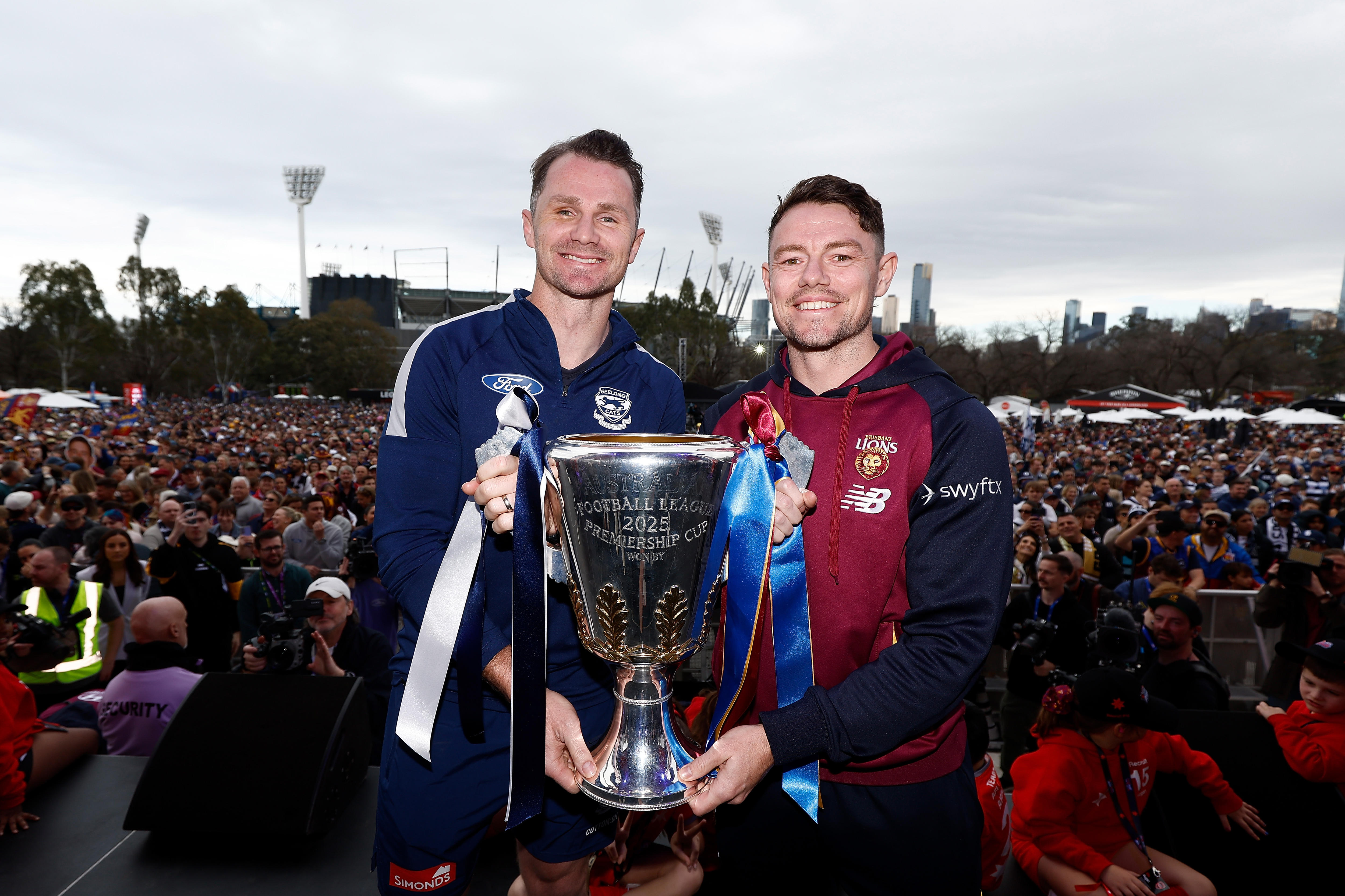 The AFL’s 21st-century titans meet in a grand final 25 years in the making
