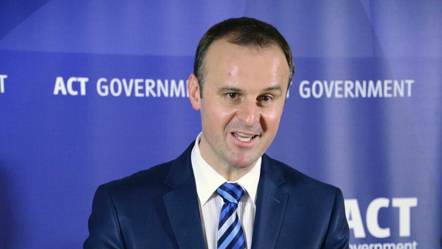 Andrew Barr is pleased the budget has passed.