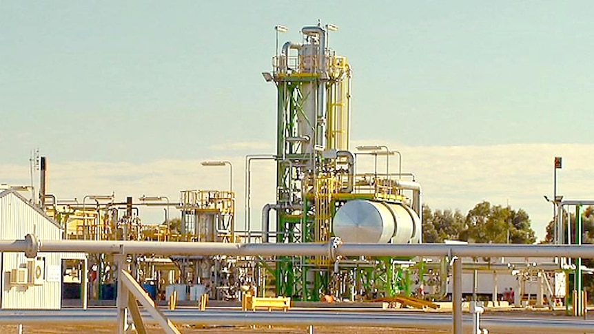 Linc Energy UGC plant in Queensland