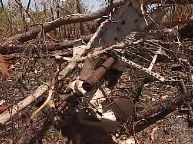 WWII plane wreck on Milingimbi Island, NT