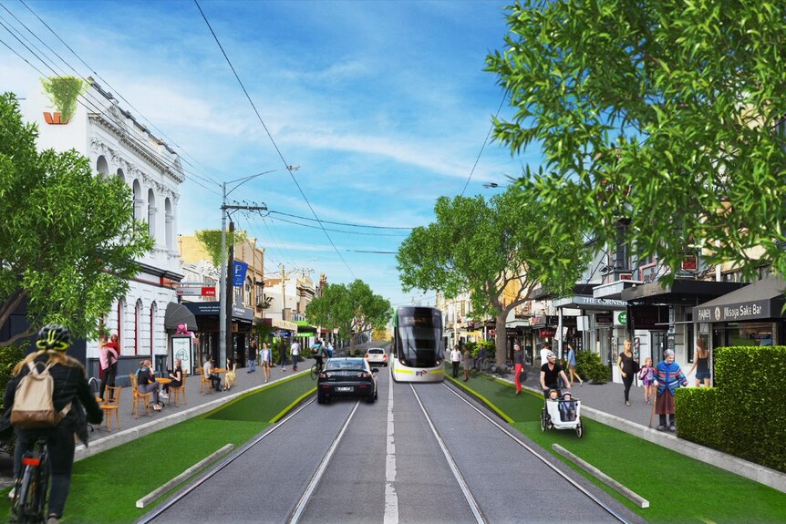 a reimagining of sydney road in the future 