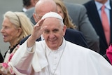 Pope Francis arrives in Philadelphia