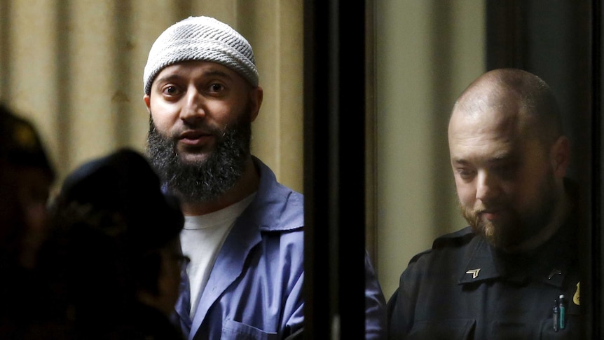 Convicted murderer Adnan Syed leaves the Baltimore City Circuit Courthouse on February 5, 2016.