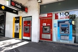 An image of the Big Four Australian banks ATMs side by side