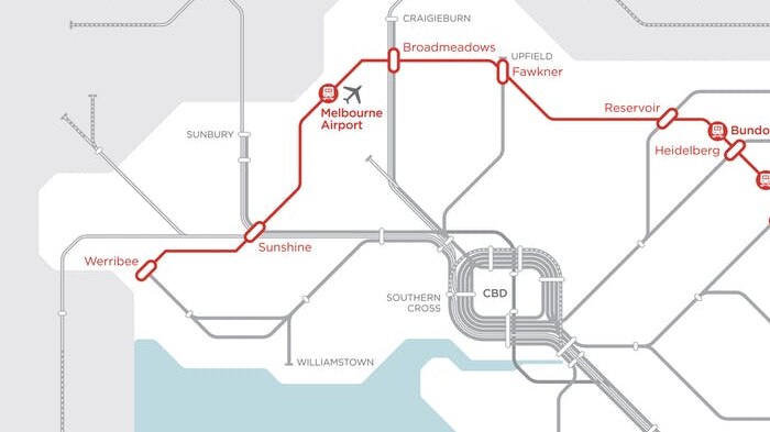 Suburban Rail Loop concept map