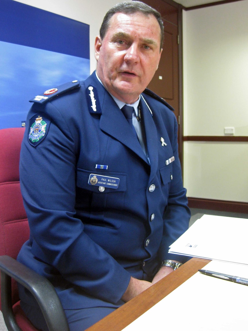 Paul Wilson in his office at Gold Coast Police Headquarters on June 2, 2011.