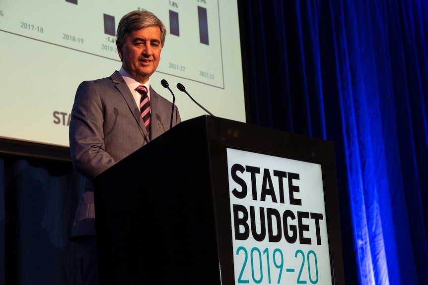 SA Treasurer Rob Lucas delivers the State Budget for 2018-19