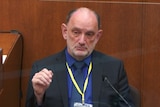 Dr David Fowler testifies at the murder trial of Derek Chauvin