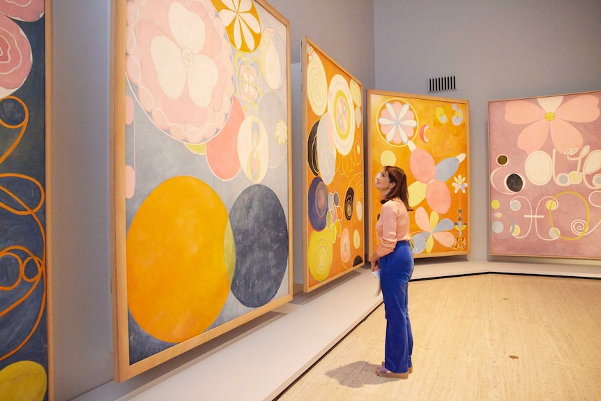 Sue Cramer, curator of the Hilma af Klint: The Secret Paintings exhibition at the Art Gallery of NSW
