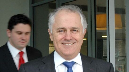 Opposition leader Malcolm Turnbull