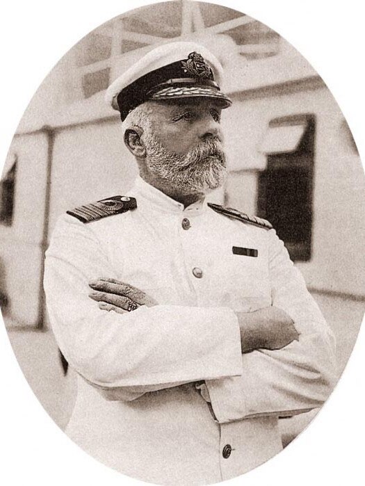 Edward J Smith, captain of the Titanic.
