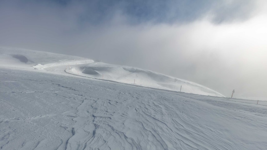 Heavy snowfall at Mount Hotham prompted a warning about the risk of avalanches.