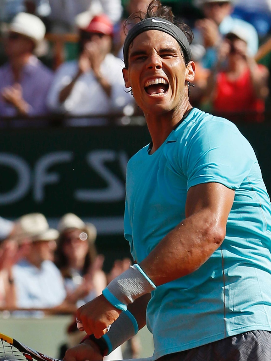 Nadal celebrates win over Murray