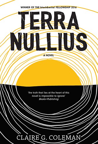 The cover is dominated by a bright yellow circle which mimics the sun circle on the Indigenous Australian flag.