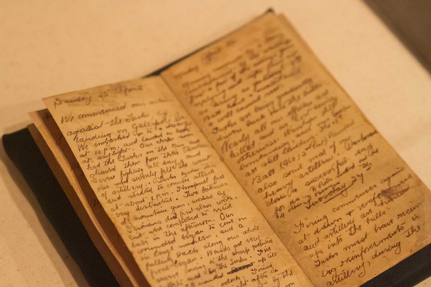 Handwritten diary