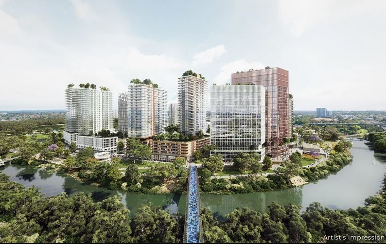 An artist impression of the buildings