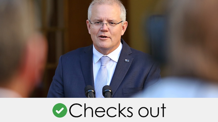 scott morrison's claim is correct