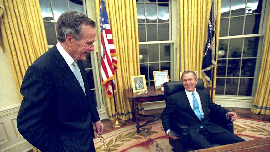 George HW Bush and George W Bush