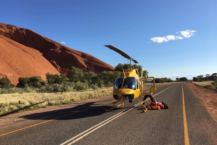 Emergency rescue Uluru