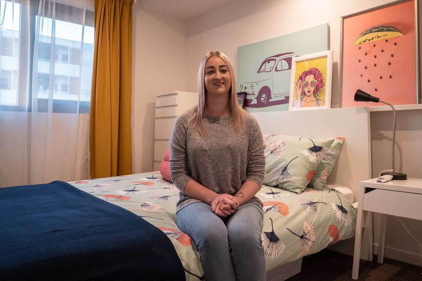 Jorja Woolton trialled an apartment in Rivervale for three months.