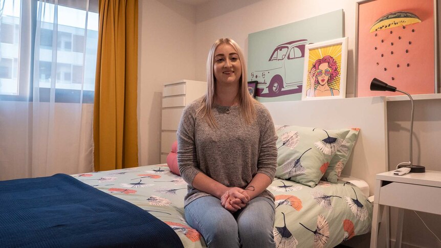 Jorja Woolton trialled an apartment in Rivervale for three months.