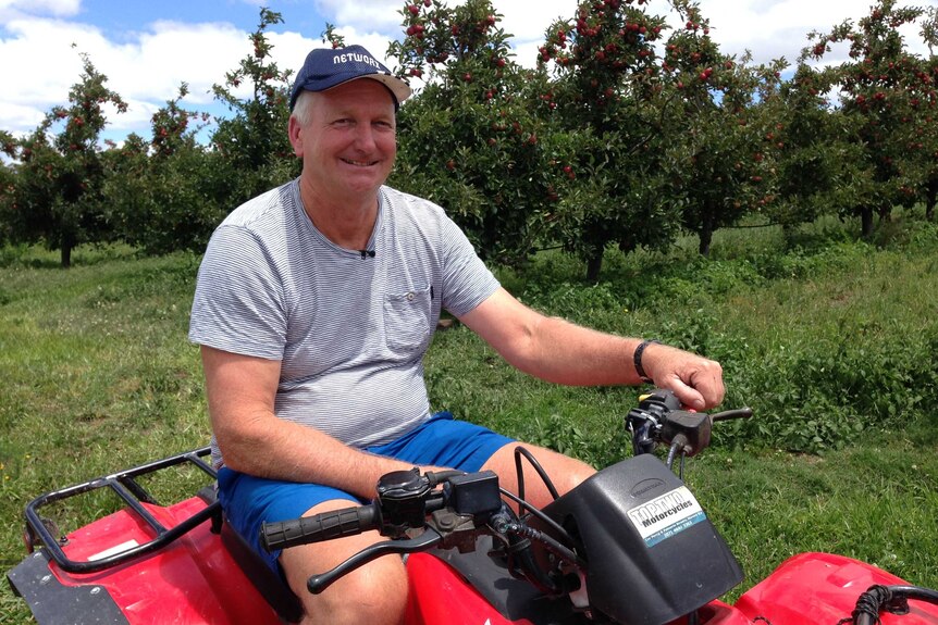 Stanthorpe farmer Jeff McMahon