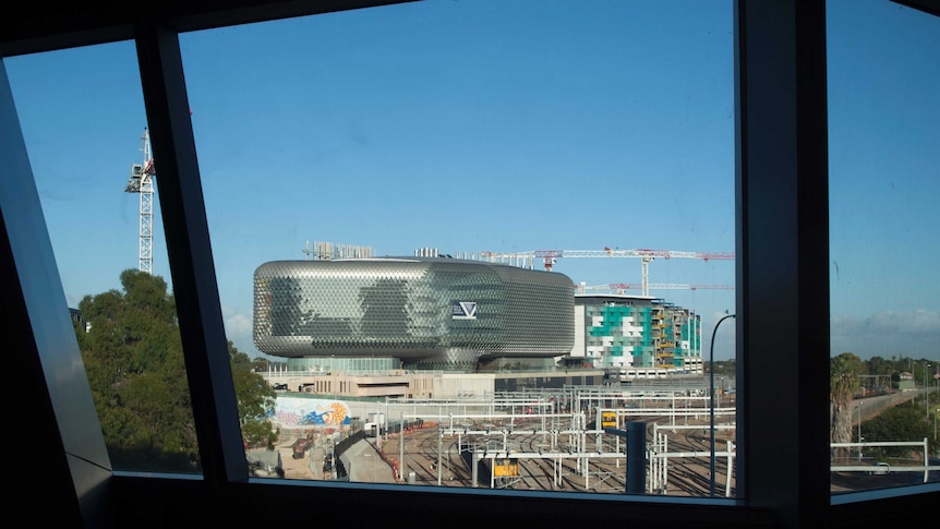 SAHMRI building and new Royal Adelaide Hospital