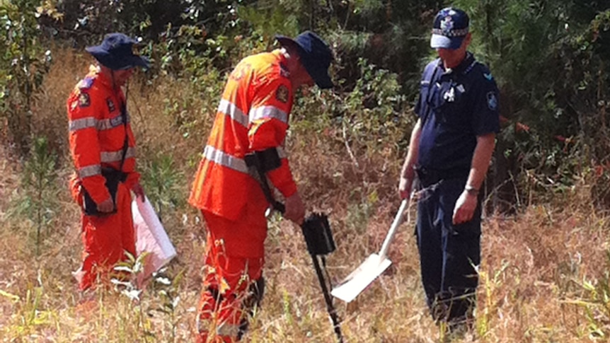 Police search area for Morcombe clues