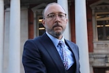 A head and shoulders shot of Robert Cunningham outside the WA Supreme Court.