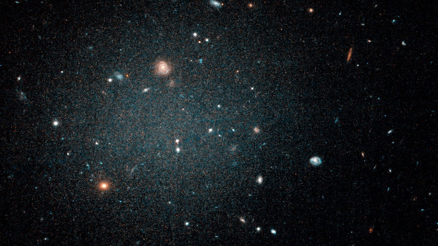 Hubble image of NGC-1052 (DF2) galaxy