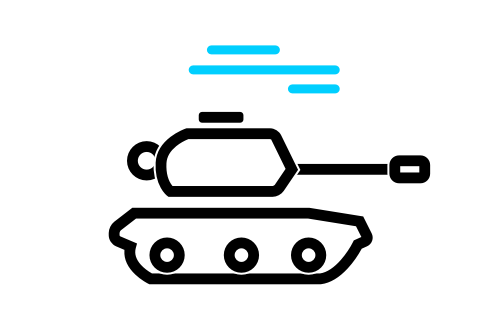 An illustration of a tank.