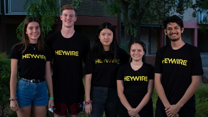 The 2020 Heywire Winner's Green Book team