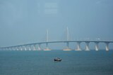 The Hong Kong-Macau-Zhuhai bridge