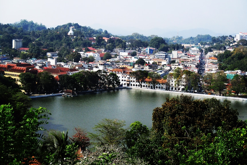 An image of Kandy, Sri Lanka.