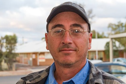 Aaron Peters of Lightning Ridge, NSW, in the electorate of Barwon.