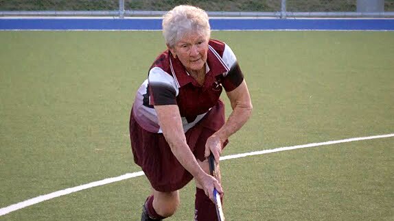 3. Oldest hockey player (female)