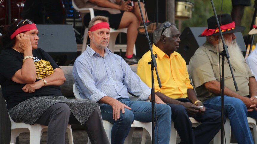 Federal Minister for Indigenous Affairs Nigel Scullion at the Garma Festival