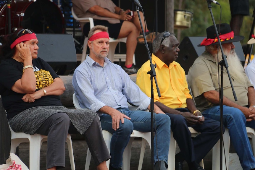 Federal Minister for Indigenous Affairs Nigel Scullion at the Garma Festival