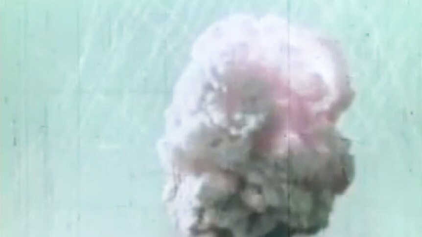 Nuclear weapons test at Maralinga
