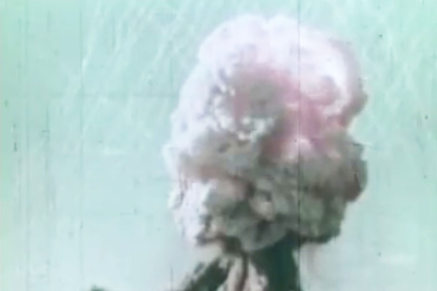 Nuclear weapons test at Maralinga