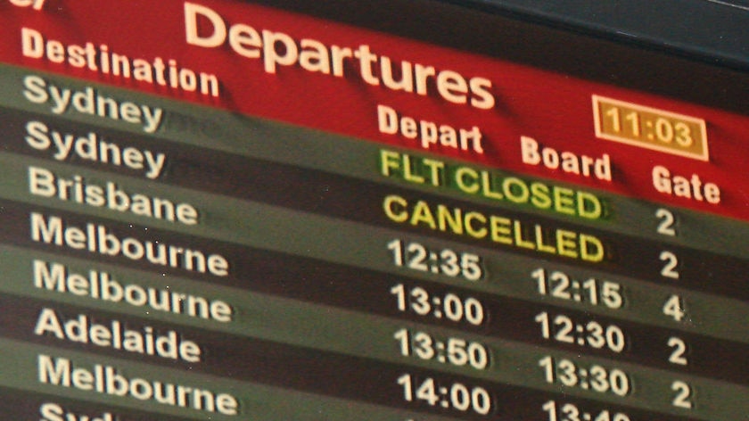 The strikes forced the cancellation of 35 flights across the country.
