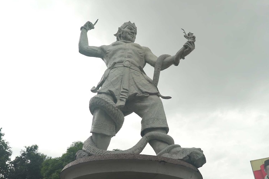 A statue in Purwakarta.