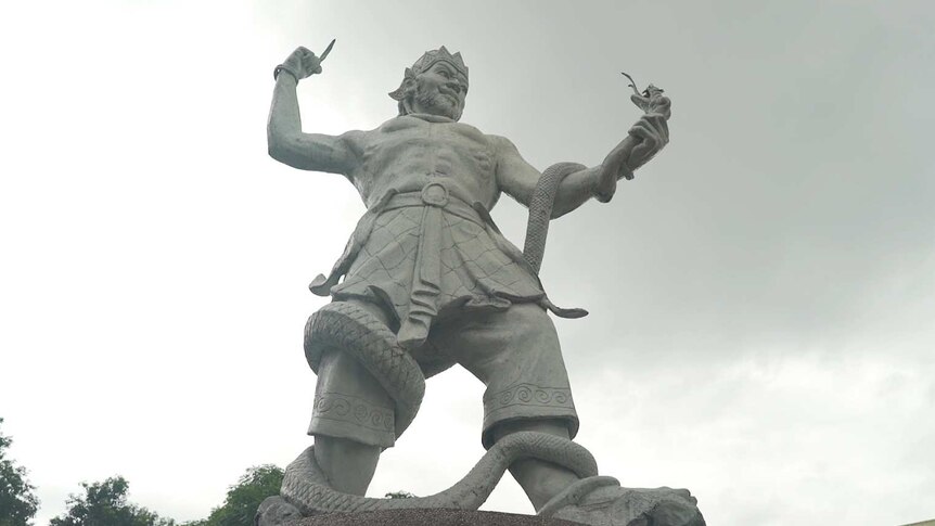 A statue in Purwakarta.