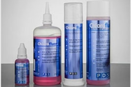 Chlorofluor Gel bottles