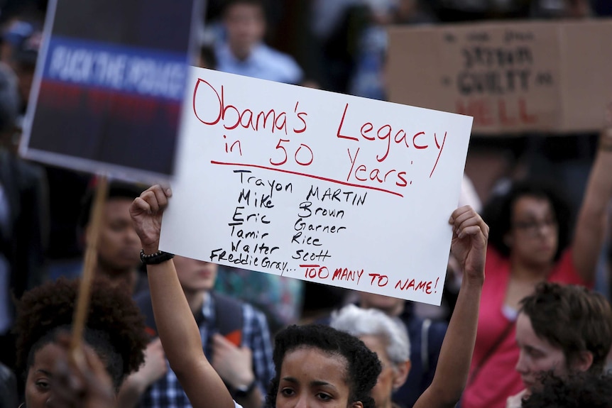 Protests over Freddie Gray death in Washington DC