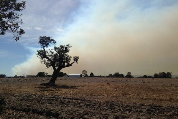 Meelon fire in Shire of Murray