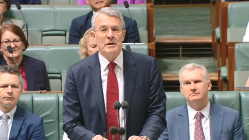 Attorney-General Mark Dreyfus speaking in parliament