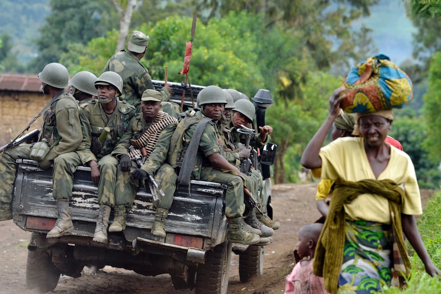 Democratic Republic of Congo soldiers